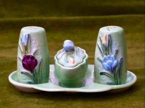 BESWICK CRUET & STAND