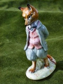 FOXY WHISKERED GENTLEMAN A BESWICK BEATRIX POTTERY FIGURE
