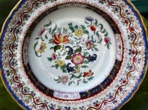 MAGNIFICENT PAIR OF MASON'S DISHES
