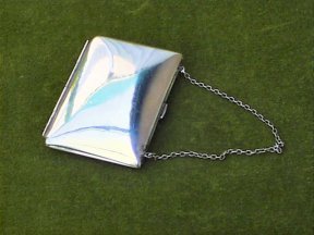 EDWARDIAN SILVER PLATED PURSE