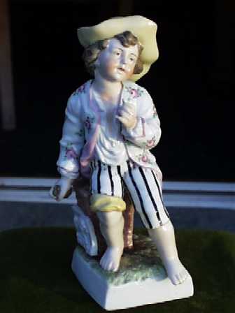 RUDOLSTADT VOLKSTEDT FIGURE OF A BOY