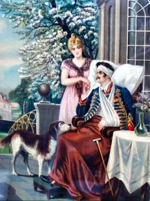 ROMANTIC VICTORIAN PRINT