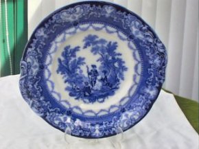DOULTON FLOW BLUE PLATE